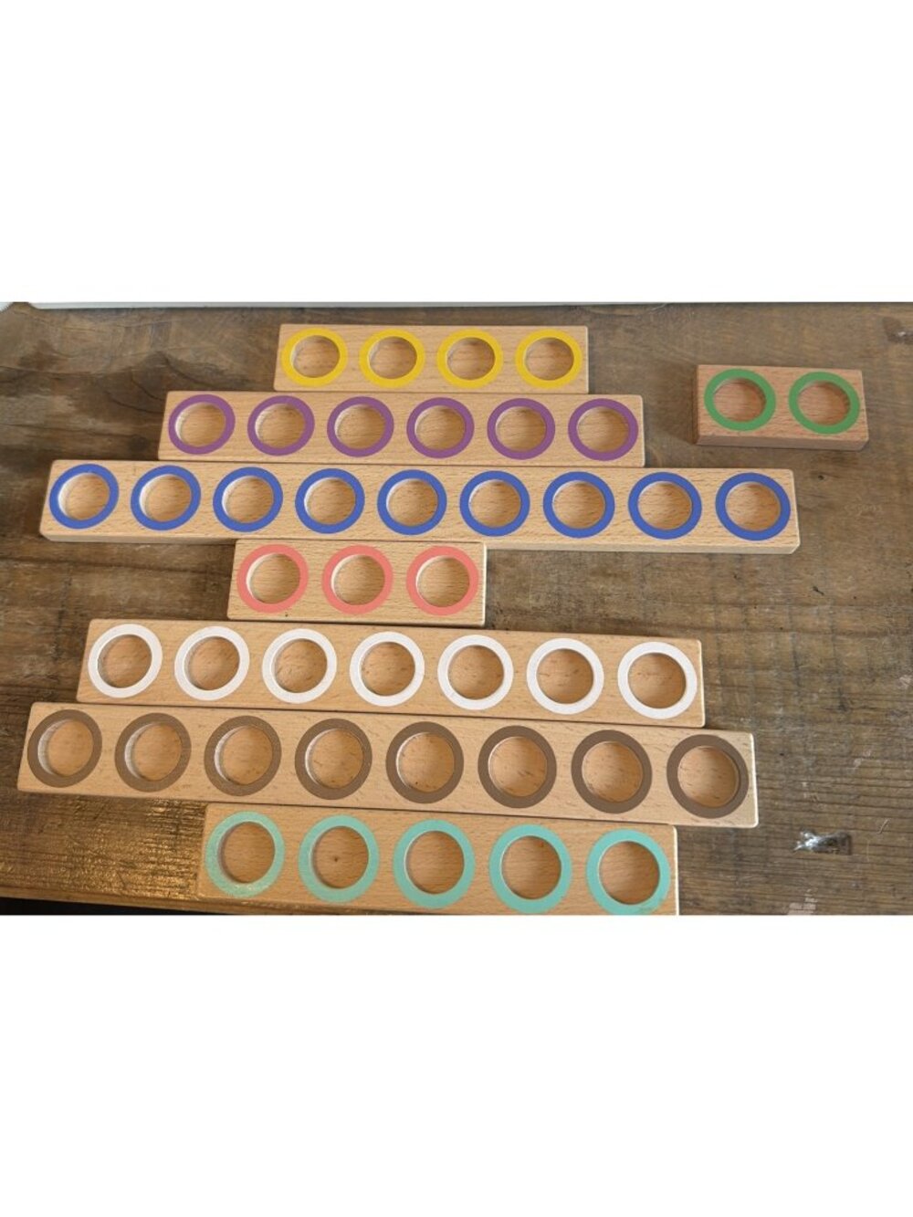 Lovevery Montessori Math Bar Replacement Pieces Set Of 8